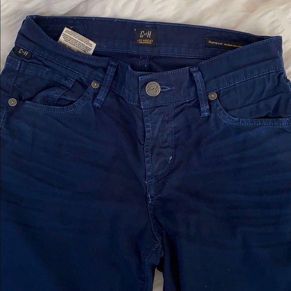Thompson navy medium rise cropped skinny - Picture 2 of 3